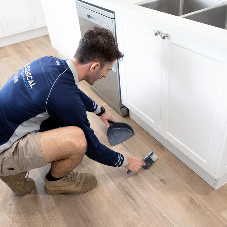 Cleaning Mess Ground