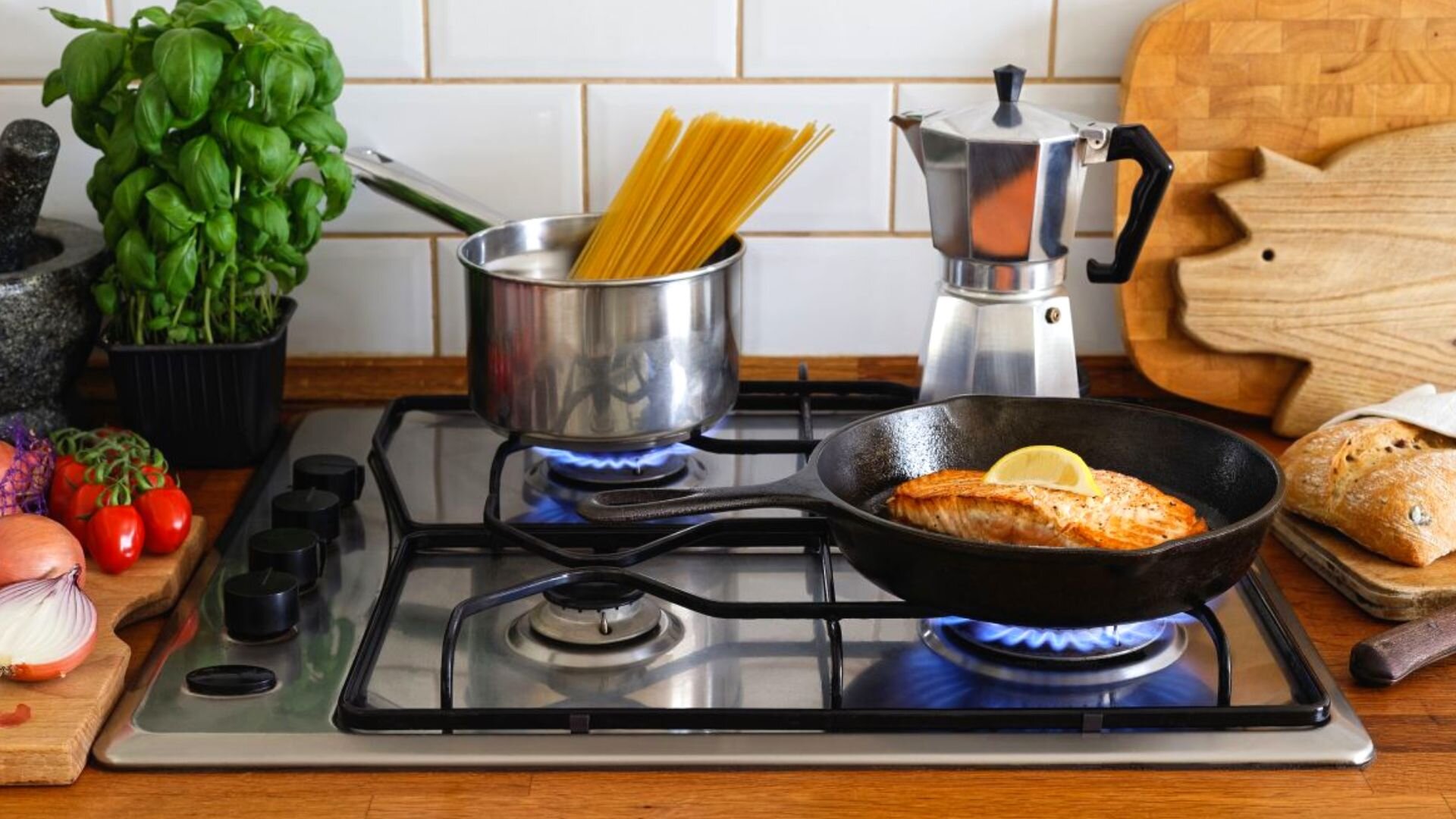 2023 03 Cooking Fish And Pasta Cooking Fish Pasta